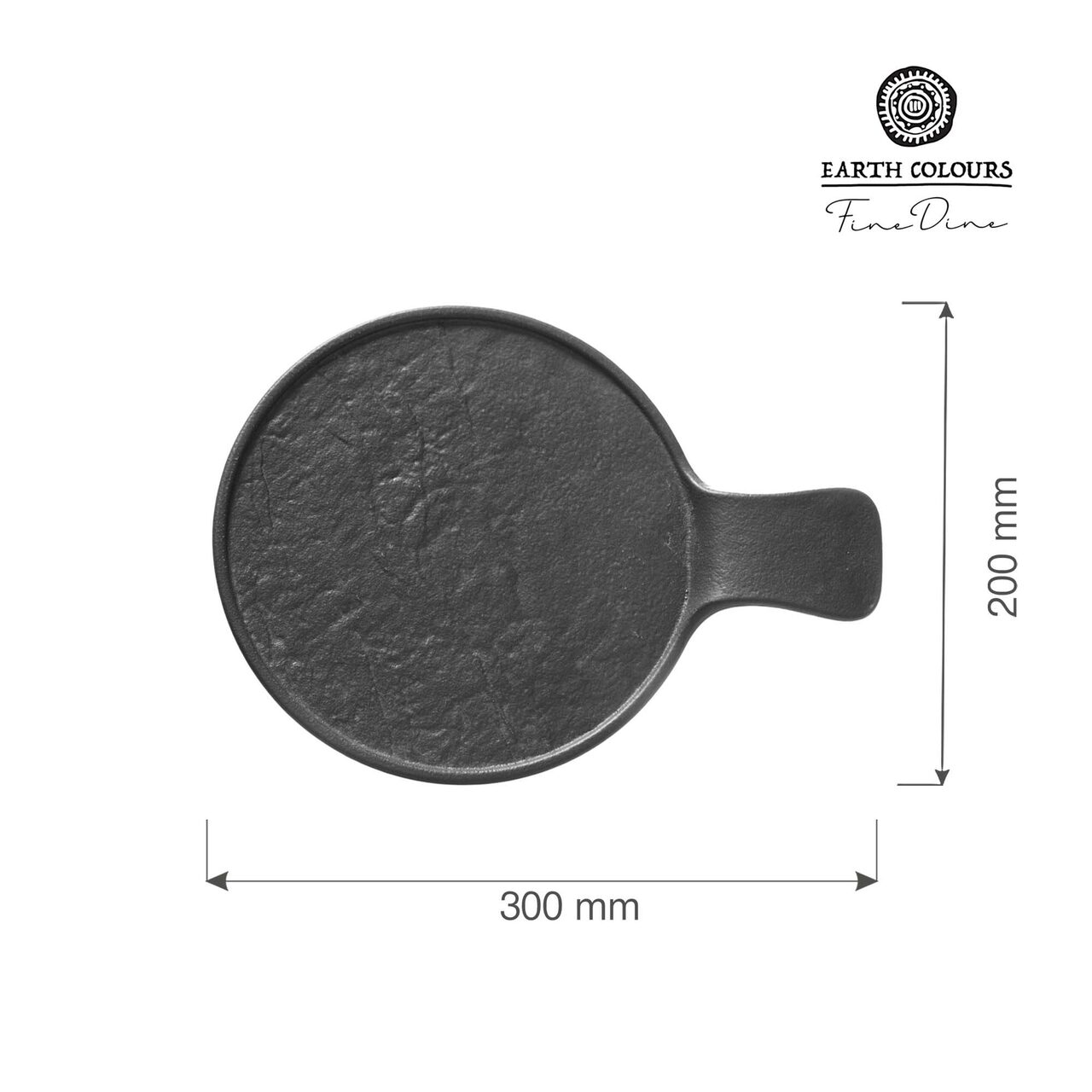 Farfurie de servire cu maner Crust, 300x220x(H)30 mm - Image 13