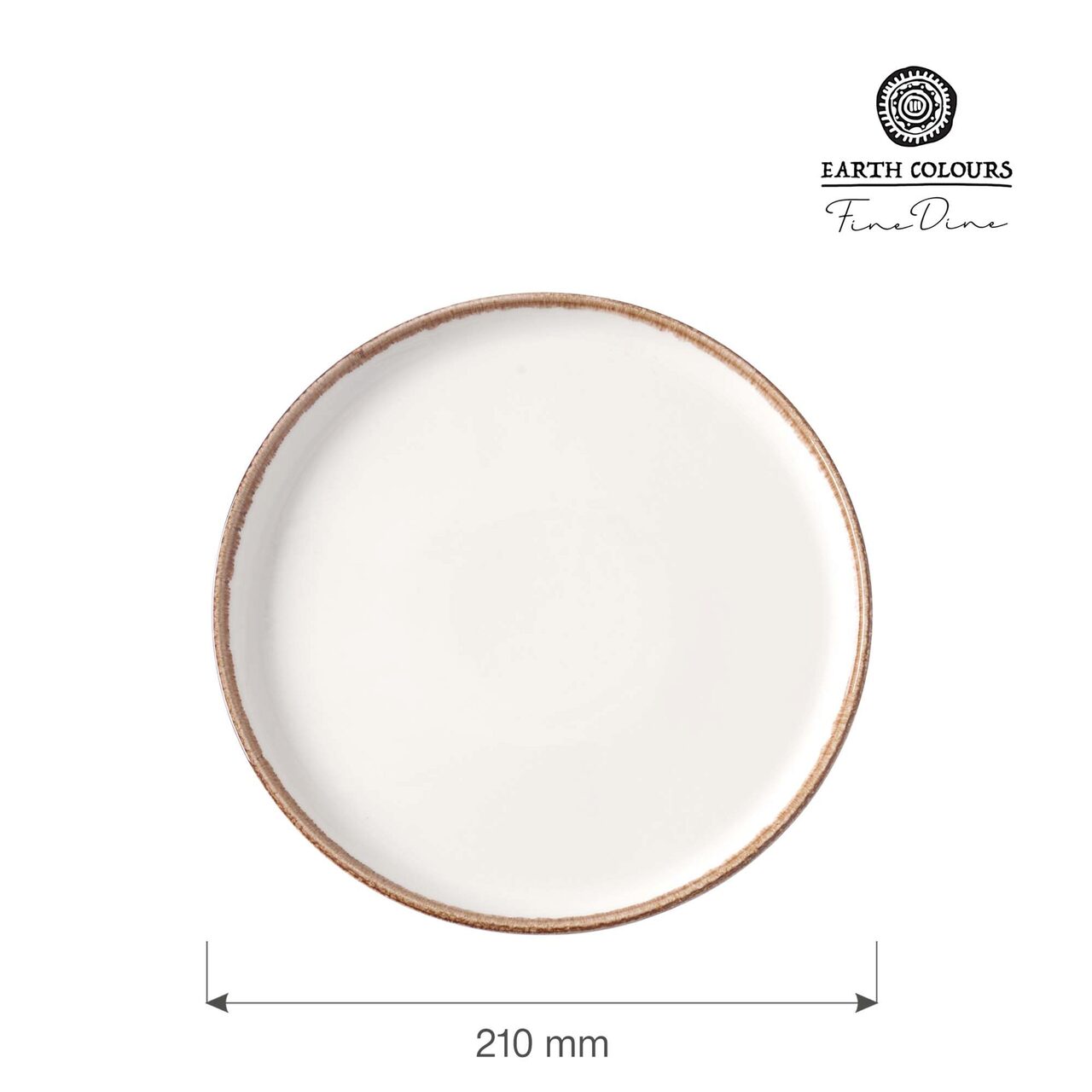 Farfurie cu margine inalta Vanilla, 210 mm Fine Dine - Image 9