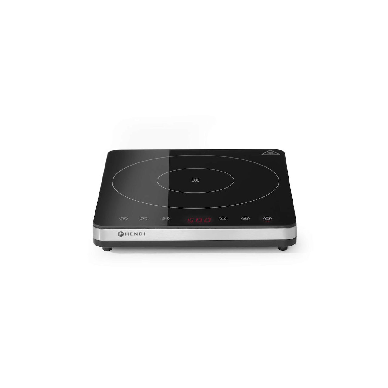 Plita cu inductie profesionala, Hendi, model 2000W, control digital, corp inox, 296x370x(H)42mm - Image 3