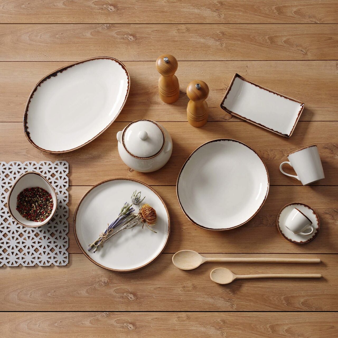 Farfurie de servire Vanilla, 215x180 mm Fine DIne - Image 10