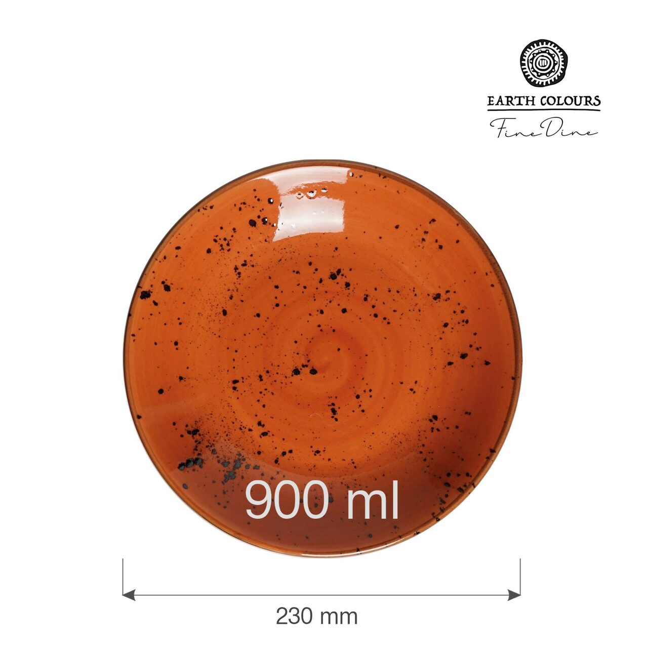 Farfurie semi-adanca Dahlia, 230 mm Fine Dine - Image 11