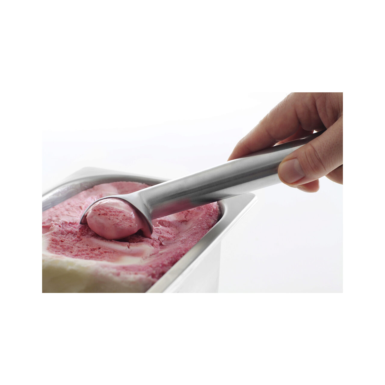Lingura inghetata,1/30 lt, diametru cupa 49 mm, lungime 225 mm, aluminiu, Hendi Kitchen Line - Image 2