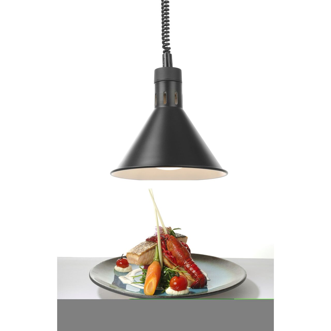 Lampa de caldura conica, neagra ø275x(H)250 mm, 230V, 250W - Image 3