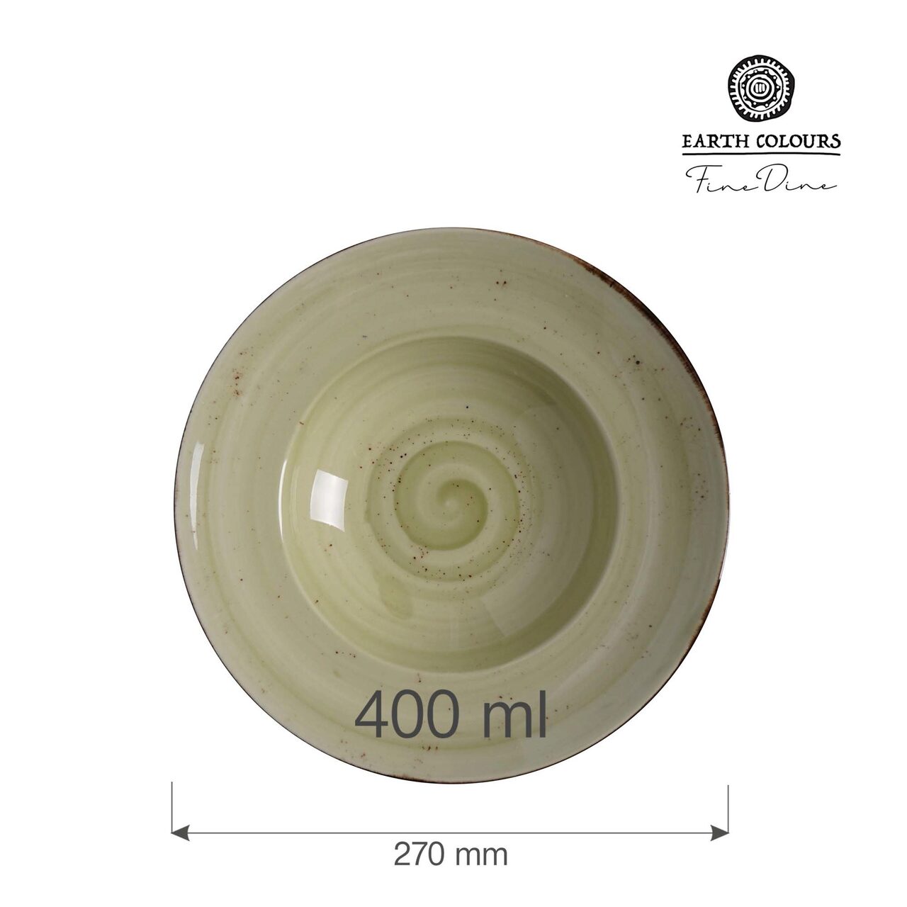 Farfurie pentru paste Olive 270 mm, 400 ml Fine Dine - Image 11
