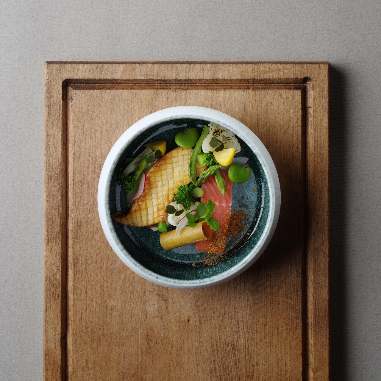 Bol Goro White Blue 165 mm, 650 ml Fine Dine - Image 6