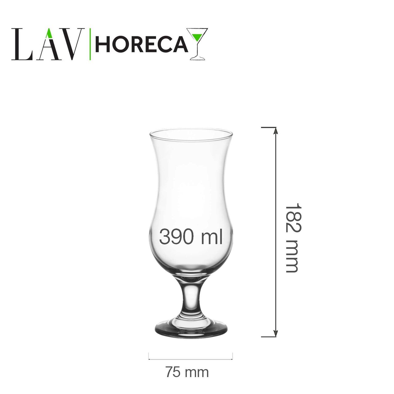 Pahar cocktail Hurricane Miami, 390 ml, LAV - Image 8