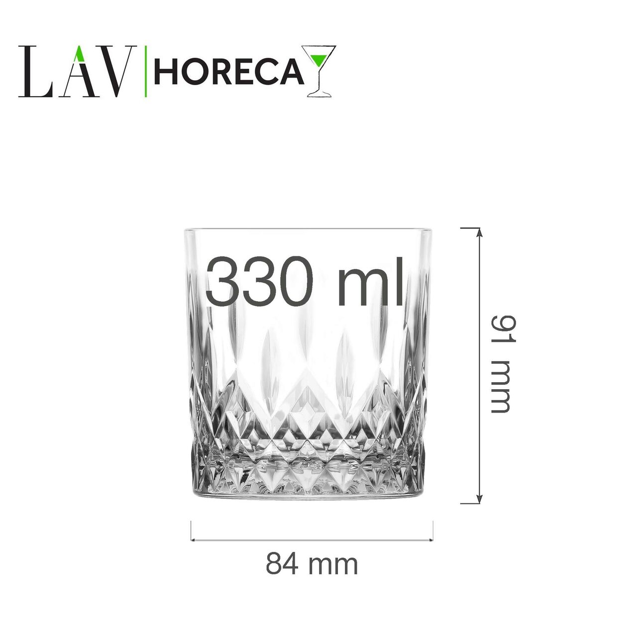 Pahar whiskey Edinburgh 330 ml, LAV - Image 14