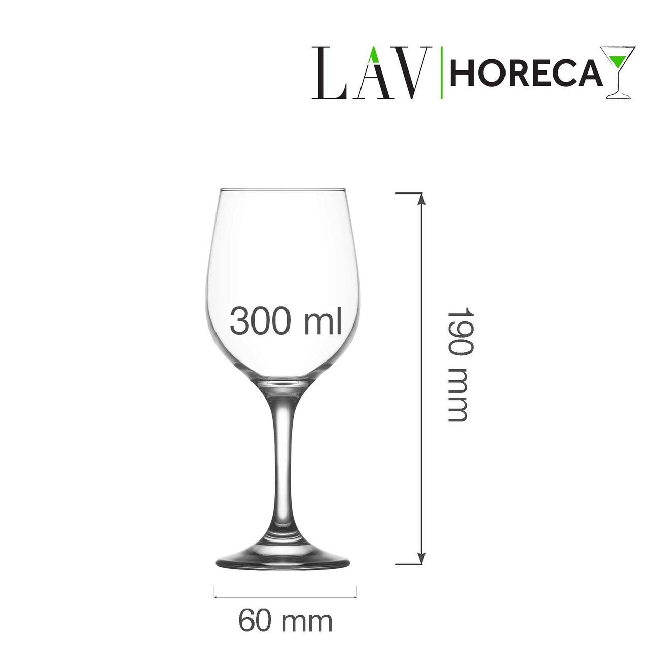 Pahar de vin Valencia 300 ml, LAV - Image 11