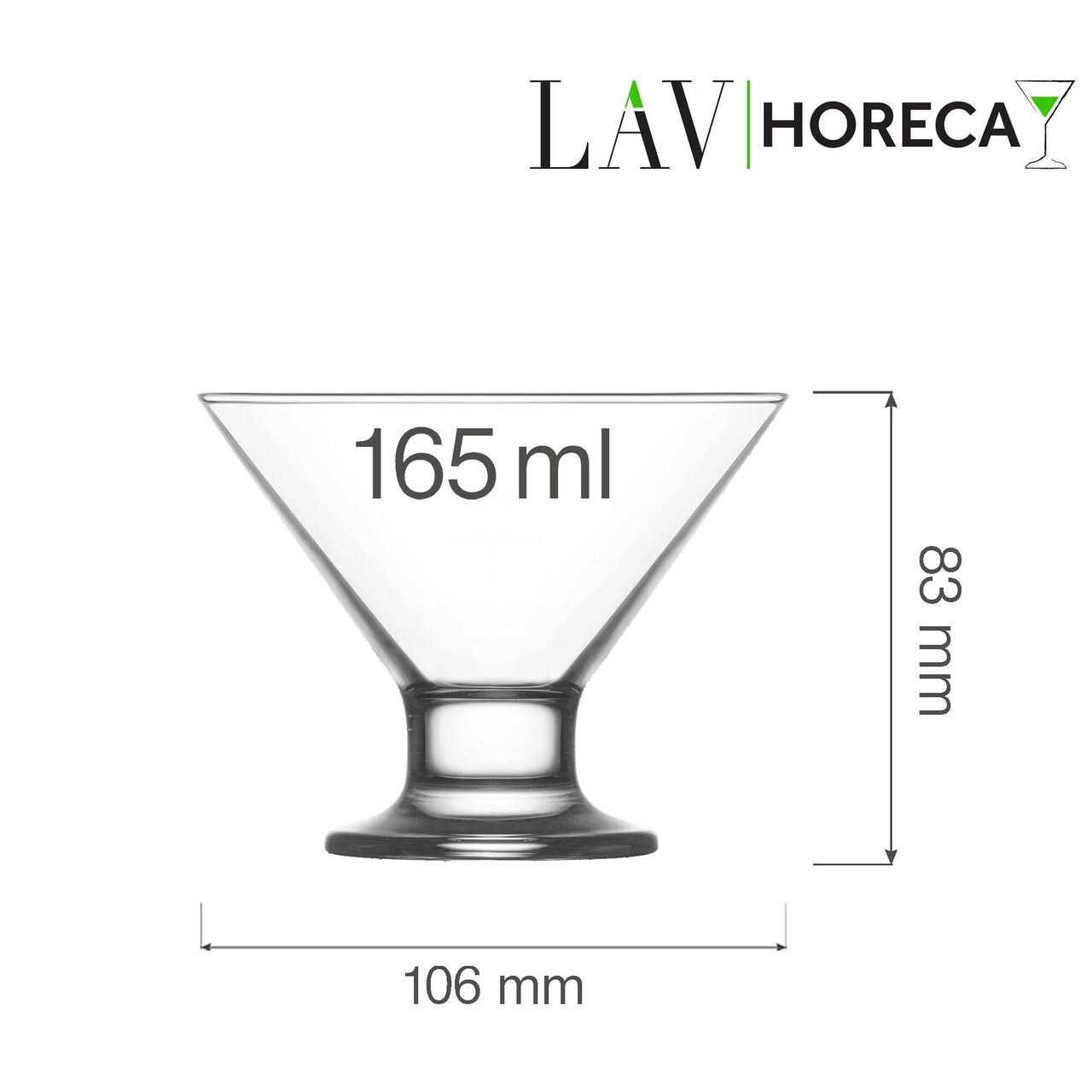 Cupa Florence pentru inghetata si desert 165 ml, LAV - Image 12