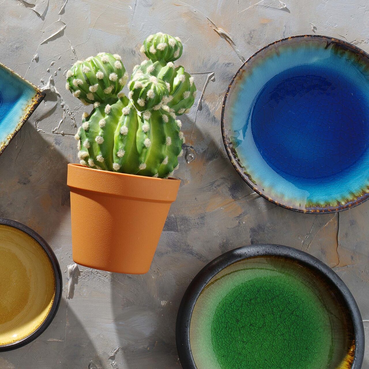 Farfurie Fine Dine pentru supa, colectia Lazur, diametru 203 mm, portelan decorat manual - Image 12