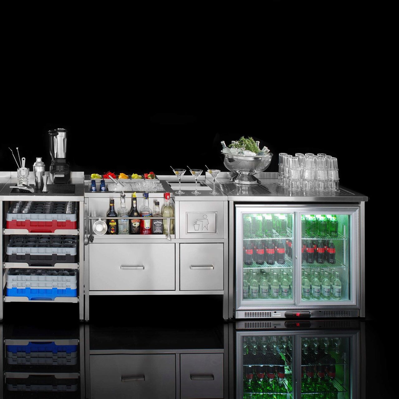 Masă de bar model Oxygen, structură rezistentă, 1000 mm Barmatic - Image 8