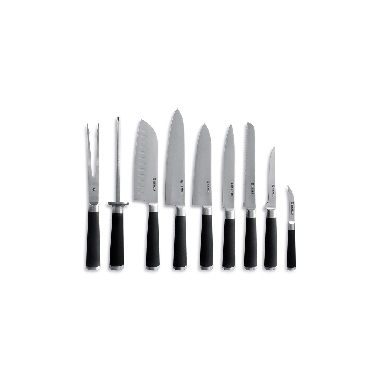 Set promotional cutite, 9 piese, Hendi, Kurt Scheller Edition, lame inox cu rezistenta foarte mare, geanta suport inclusa - Image 3