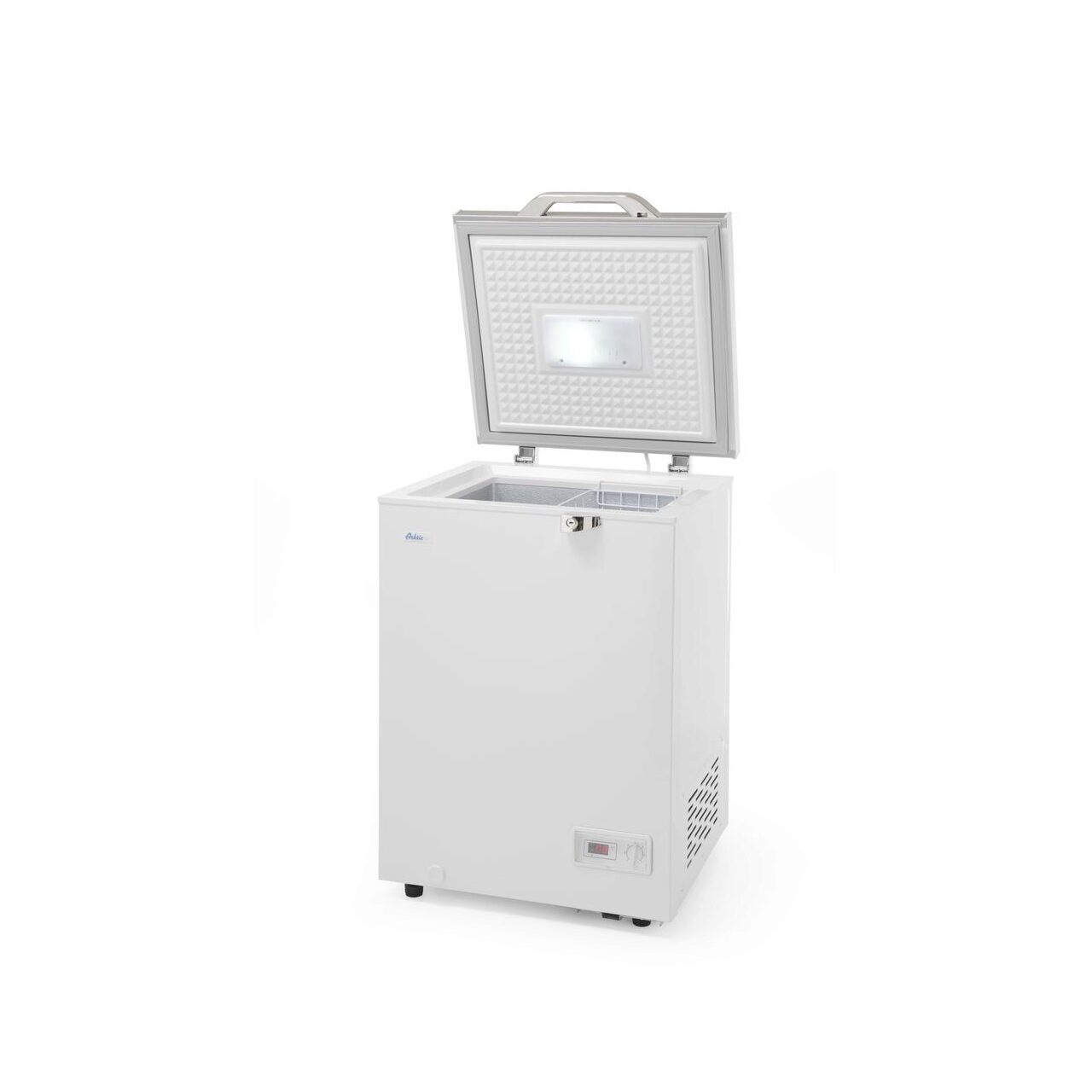 Lada frigorifica profesionala 93 L, interval racire -26 / -18 C, ARKTIC by Hendi, 65 W, corp aluminiu cu izolatie spuma de 70 mm, clasa energetica F, 574x608x845 mm, Clasa energetica F - Image 3