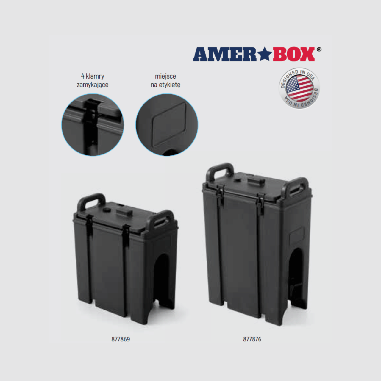 Distribuitor de bauturi termo-izolant cu robinet, 9.4 l, Amerbox, dimensiune exterioara (mm) 230x420x(H)470 - Image 14