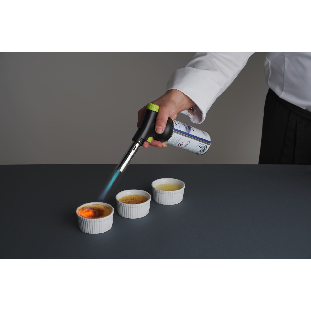 Arzator Creme-Brulee HENDI Jet, 185x65x(h)100 mm, aprindere automata, functioneaza cu butelii gaz - Image 3
