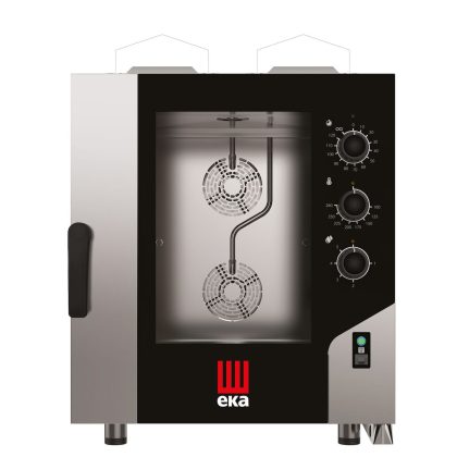 Cuptor pe gaz cu convectie-abur Millennial Smart Gastro, 7x GN 1/1 - control electromecanic, Tecnoeka, 230V/500W, 13500kW, 730x855x(H)951mm