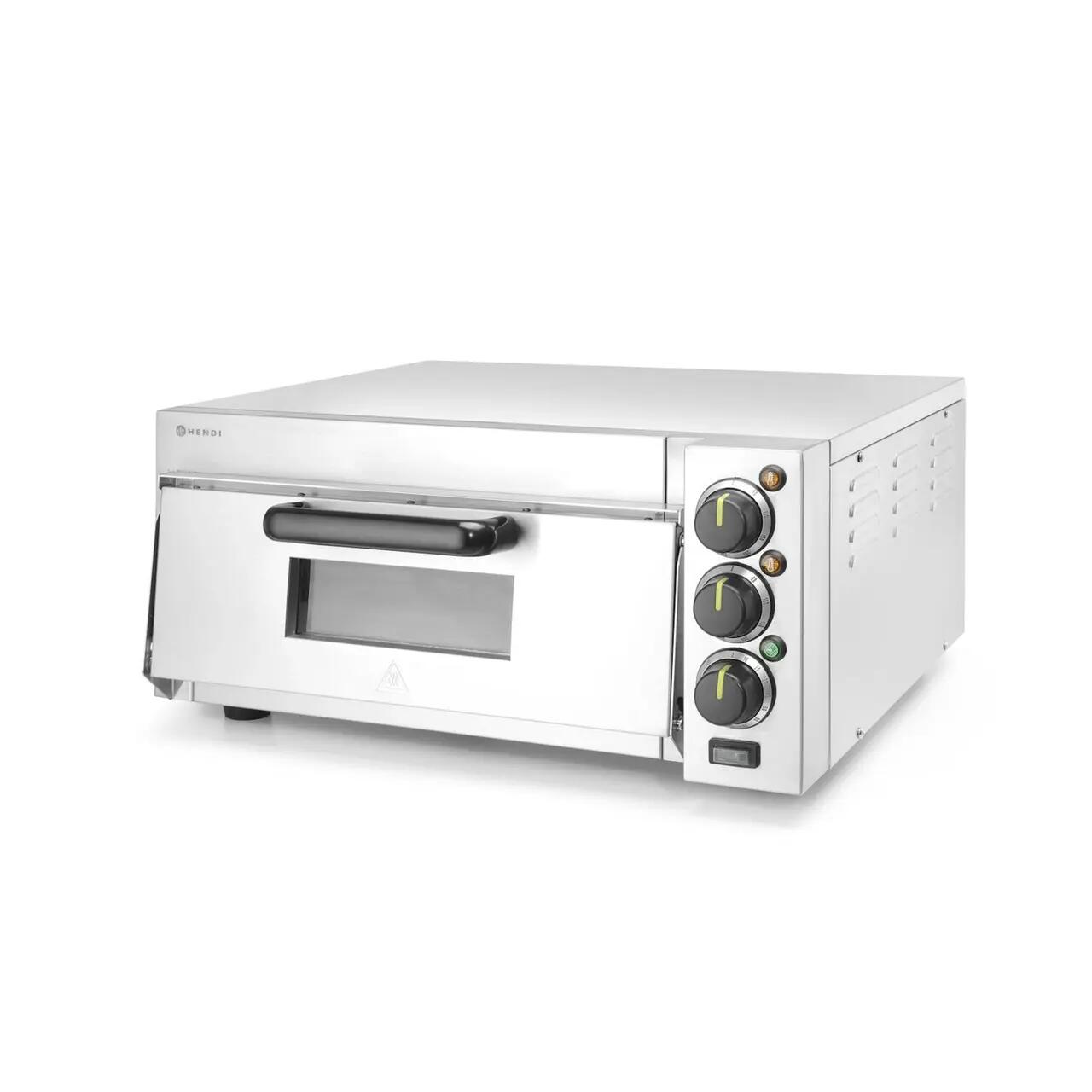 Cuptor pizza electric, 1 camera,Hendi 2000w, 230v, dimensiune camera:410x420x(h)120mm,580x560x(H)275mm - Image 5