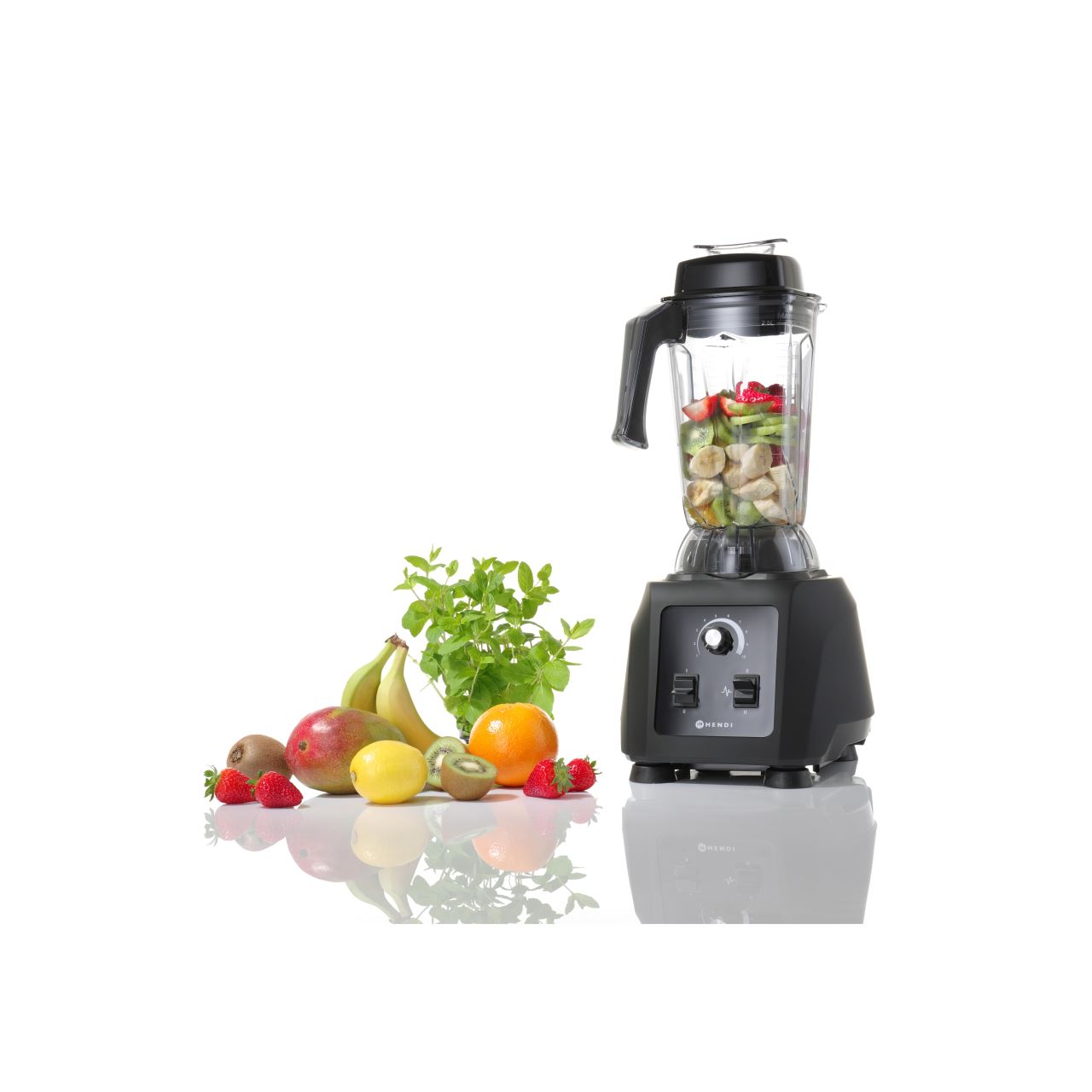 Blender profesional 1500 W, cana policarbonat 2.5 lt, Hendi, 14000-25000 rpm - Image 7