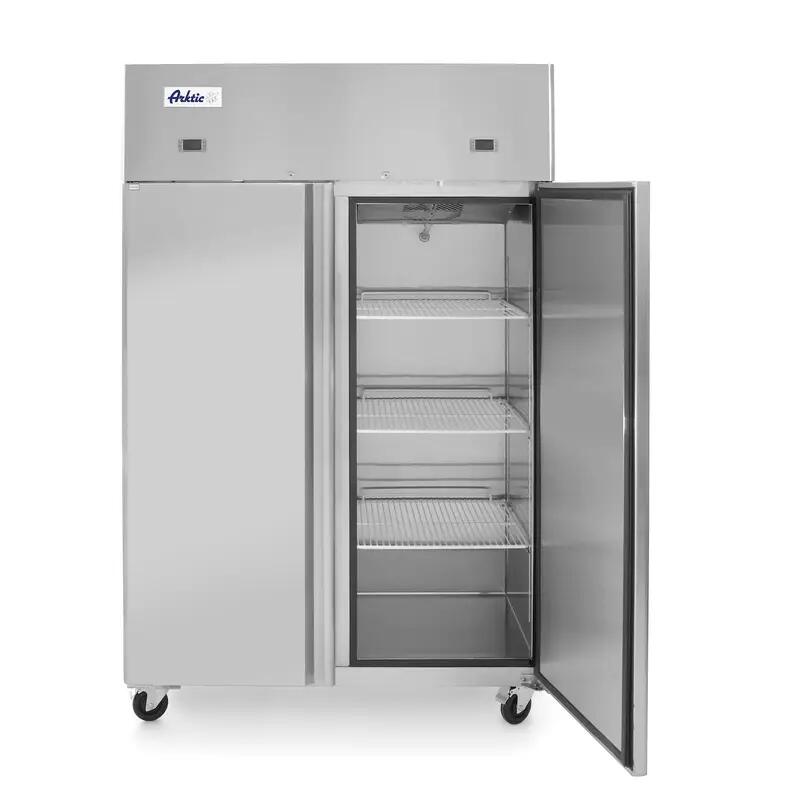 Frigider si congelator profesional Hendi Profi Line cu 2 usi 420+420 L 1200x745x(H)1950 mm otel inoxidabil -2/+8°C, -17˚/-22˚C 700 W 3 rafturi 510x525 mm incluse - Image 2