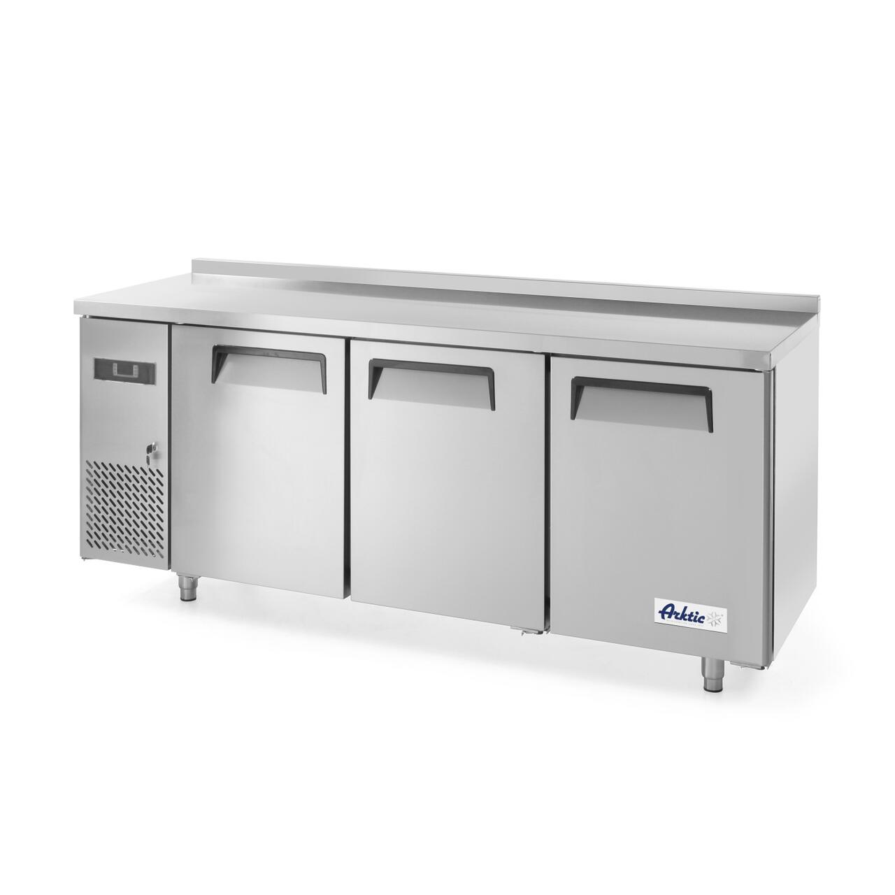 Frigider profesional ARKTIC by Hendi Kitchen Line cu 3 usi, 291 l, 1800x600x(H)800 mm otel inoxidabil 0/8°C ,270 W/230V, 3 rafturi, 2x 430x428 mm, 1x 490x428 mm incluse - Image 2