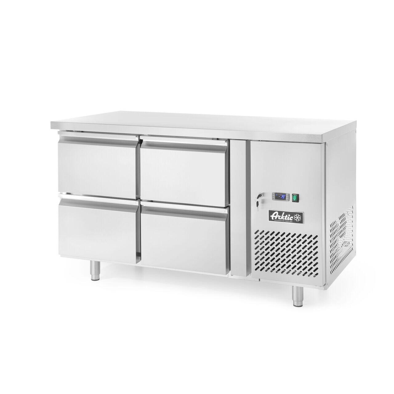 Masa frigorifica cu 4 sertare si unitate laterala, Arktic, Profi Line, 230V/250W, 1360x700x(H)858mm - Image 6