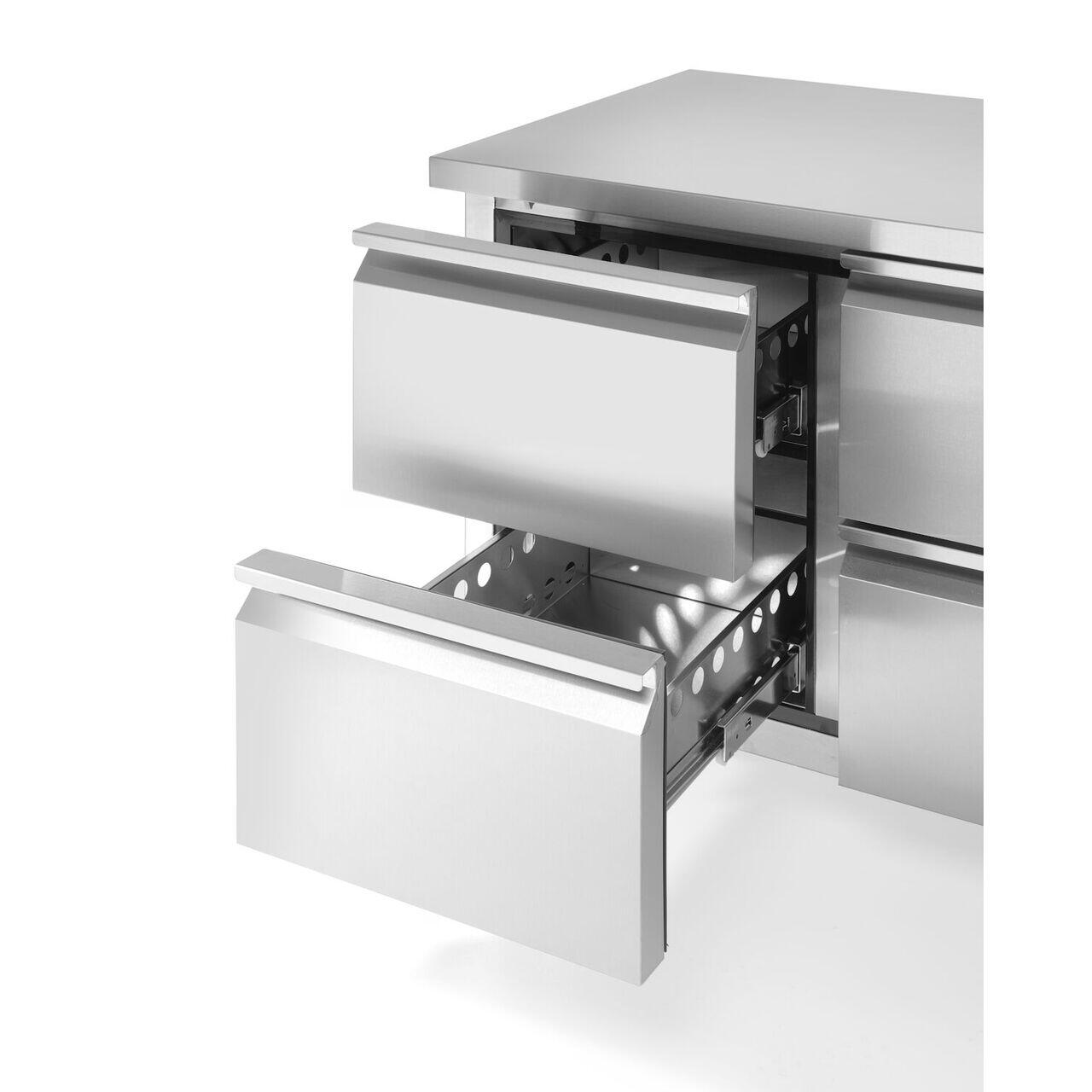 Masa frigorifica cu 4 sertare si unitate laterala, Arktic, Profi Line, 230V/250W, 1360x700x(H)858mm - Image 3