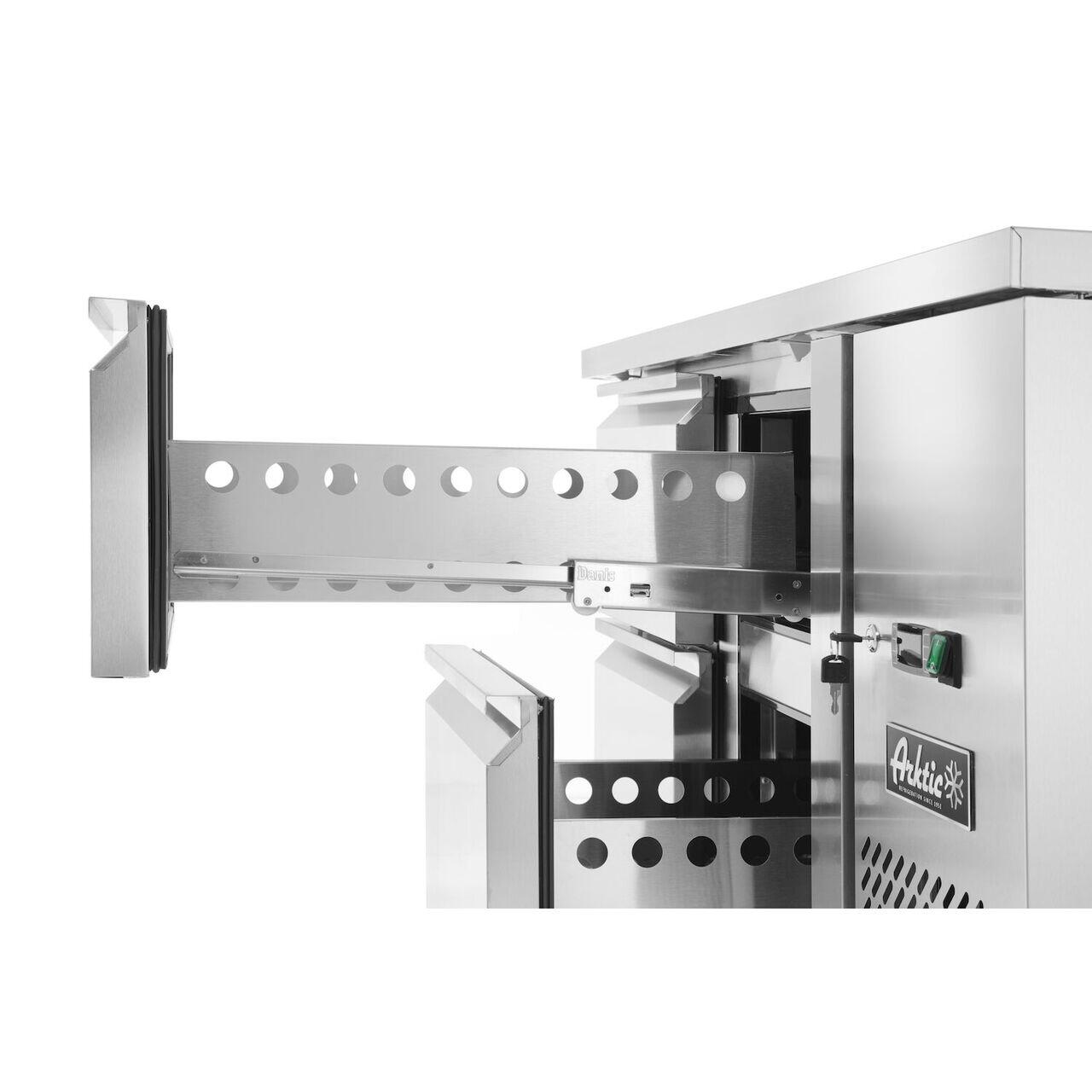 Masa frigorifica cu 4 sertare si unitate laterala, Arktic, Profi Line, 230V/250W, 1360x700x(H)858mm - Image 5