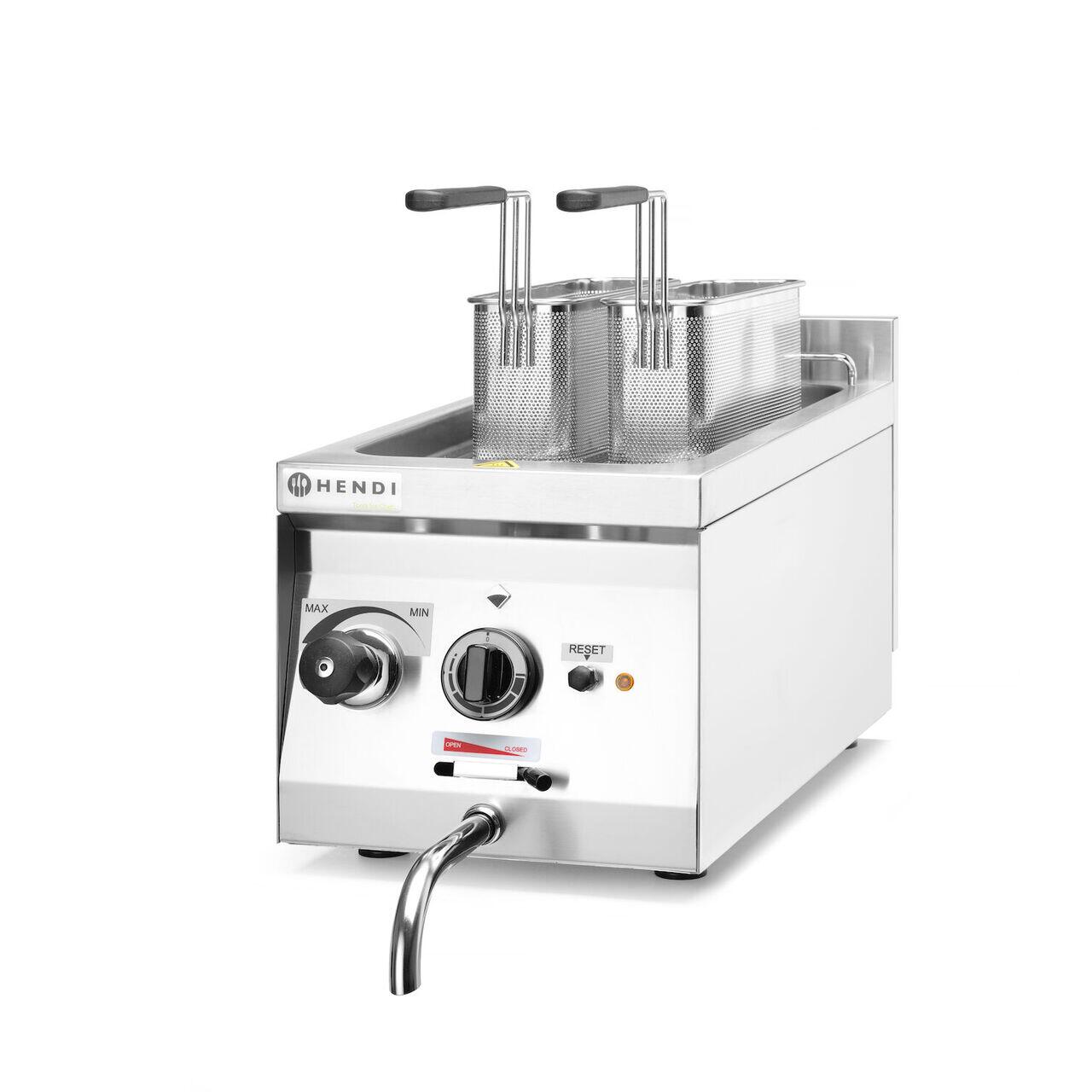 Aparat de gatit paste Hendi, capacitate 10L, cu scurgere, 230V/3500w, 330x600x(H)38mm - Image 5