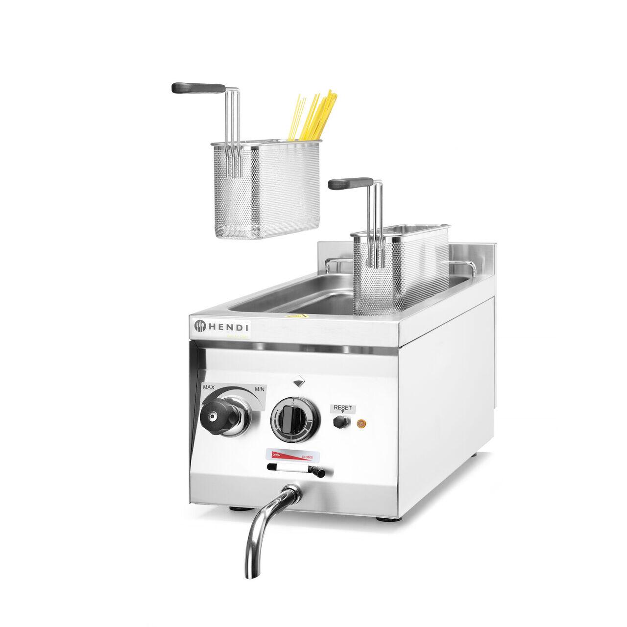 Aparat de gatit paste Hendi, capacitate 10L, cu scurgere, 230V/3500w, 330x600x(H)38mm - Image 6