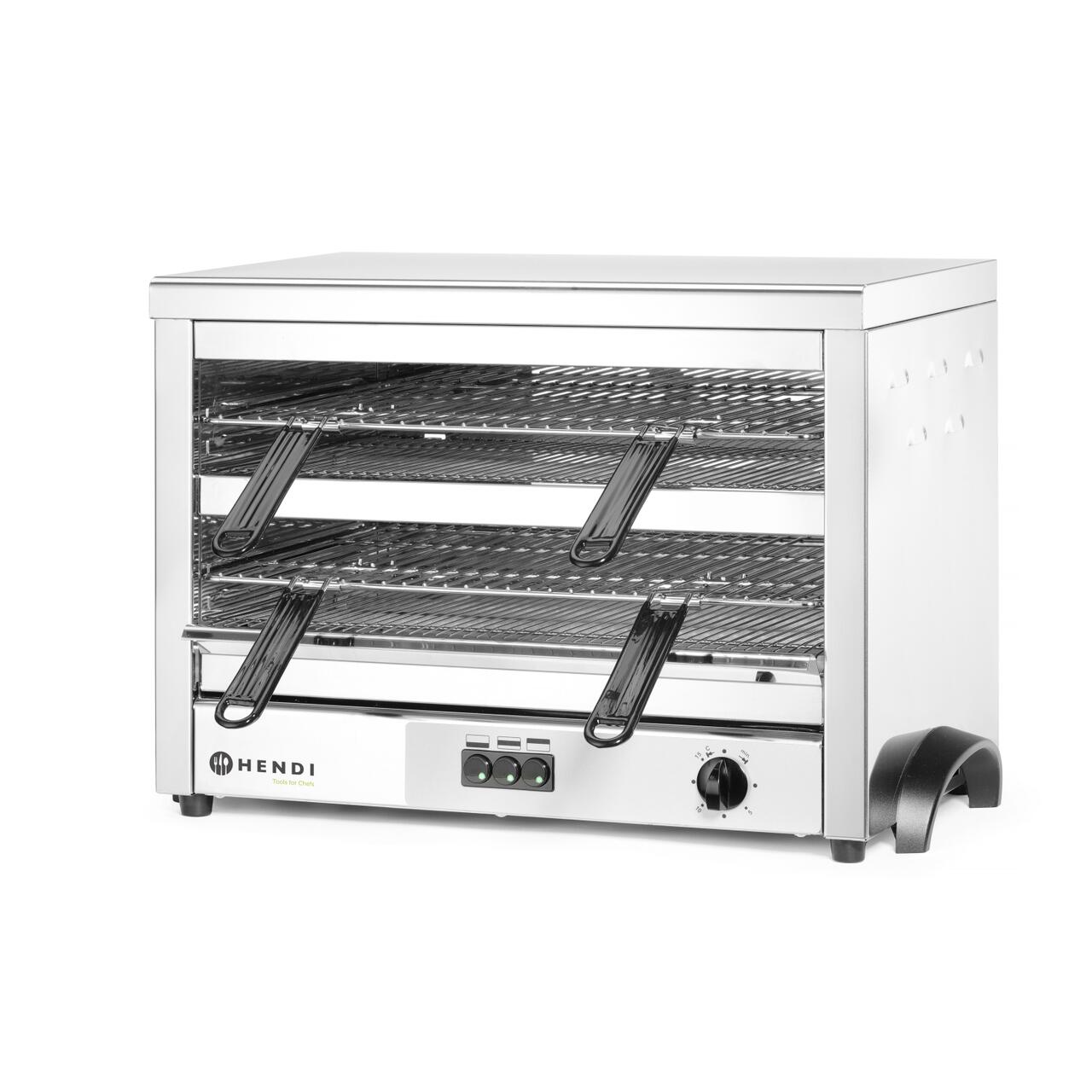 Salamandra quart GN 1/1 Hendi ,dimensiuni 685x396x(H)452mm; 4500w, 400v; - Image 2