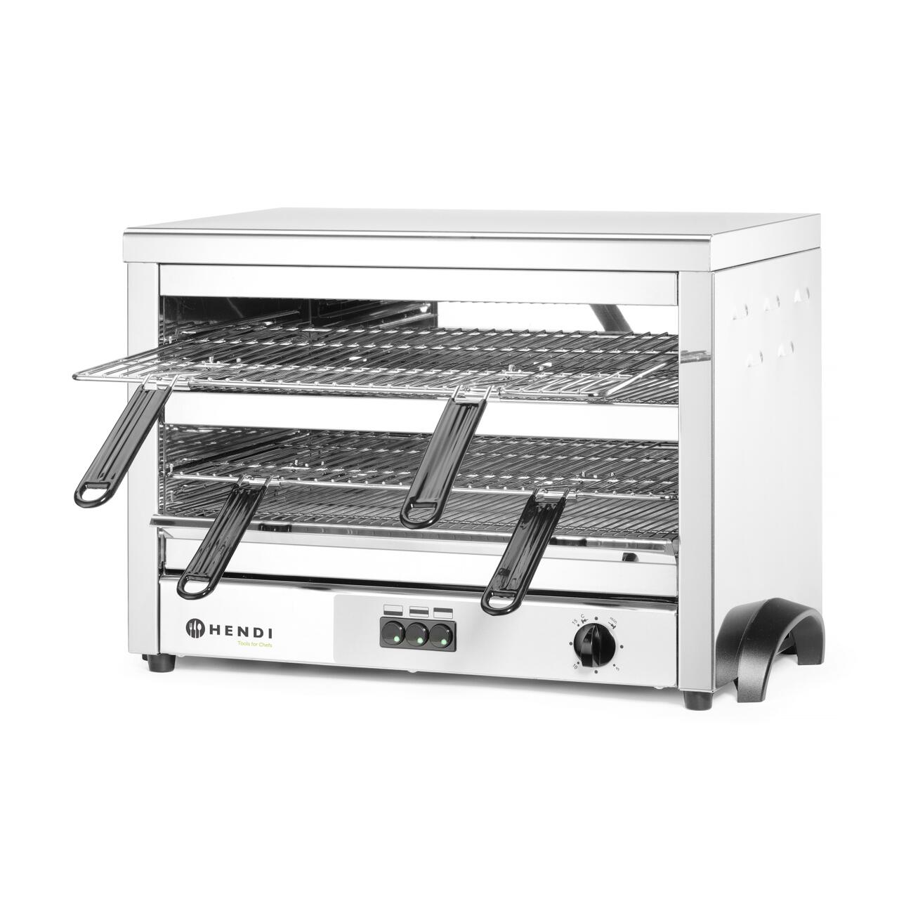 Salamandra quart GN 1/1 Hendi ,dimensiuni 685x396x(H)452mm; 4500w, 400v; - Image 3