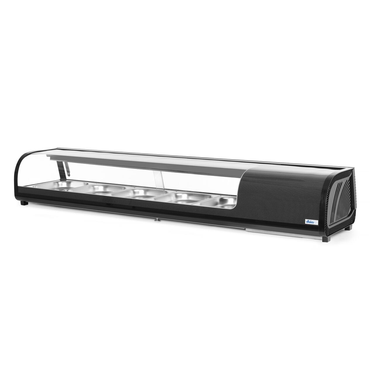 Vitrina refrigerata pentru Sushi Arktic, 190w, capacitate 132L, 0°C-12°C, 1800x420x(H)265mm - Image 6