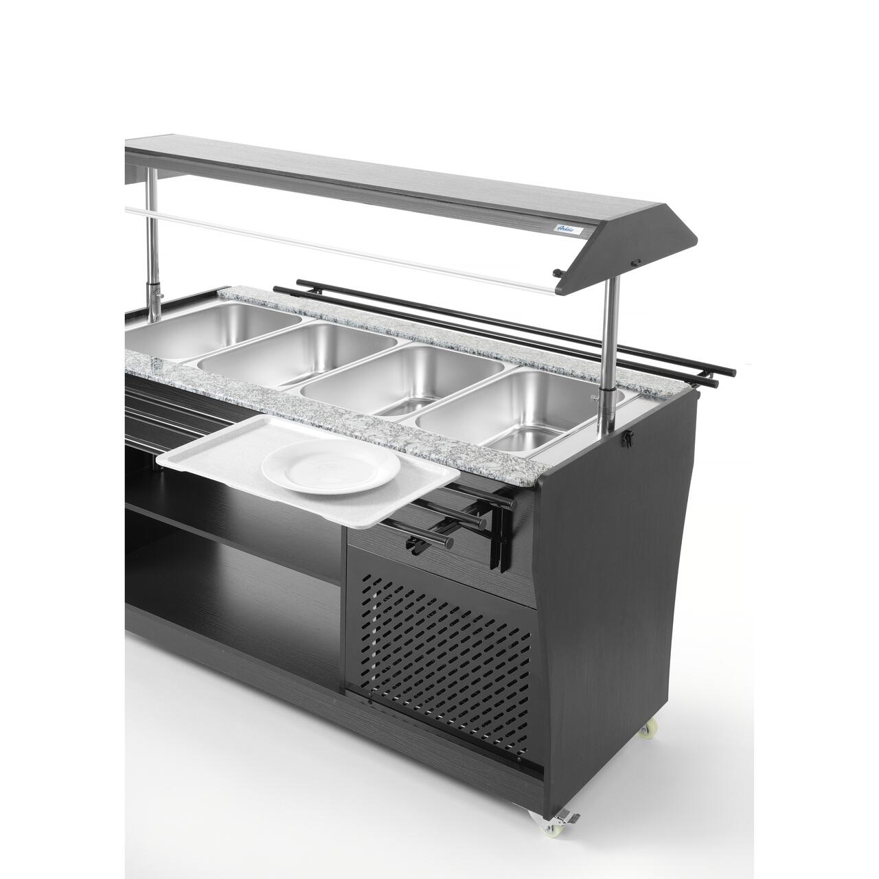 Carucior refrigerat GN1/1 pentru bufet Arktic, capacitate 1490L, 170w, 1490x765x(H)1370mm - Image 2