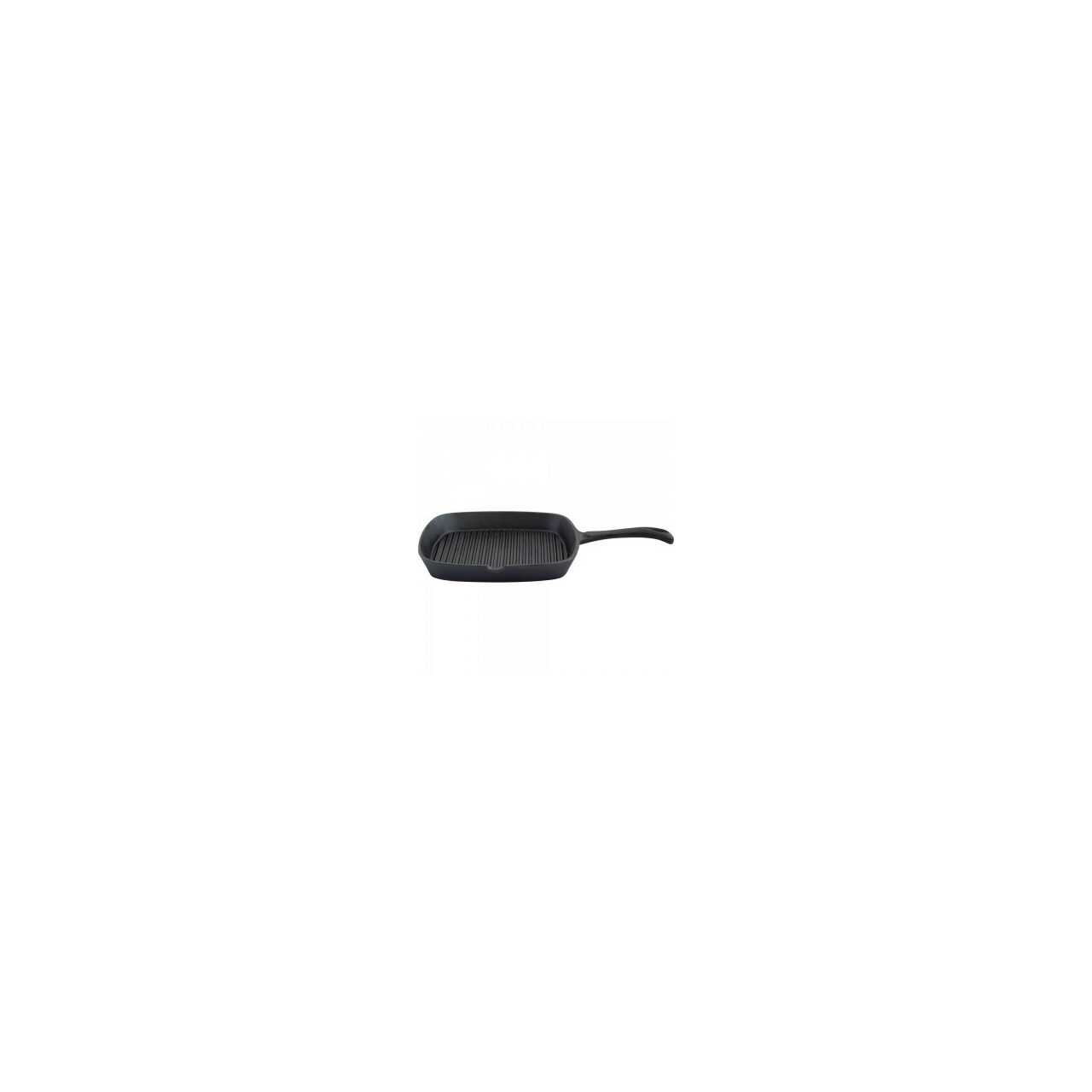 Tigaie profesionala grill din fonta, Hendi, 230x230x370x(H)25 mm - Image 2
