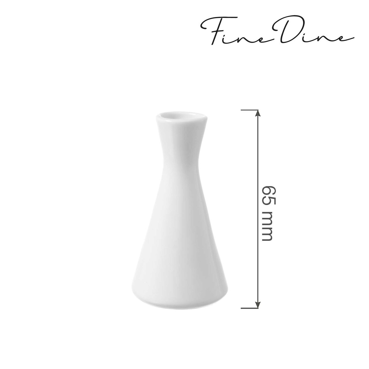 Vaza Bianco 65 cm, Fine Dine, Alb - Image 4