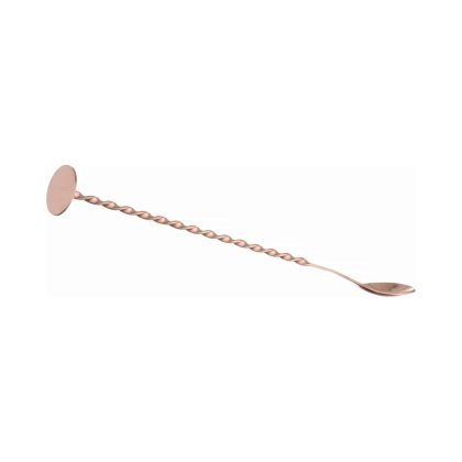 Bar lingura cu muddler, Bar up, Cupru, 280x35mm