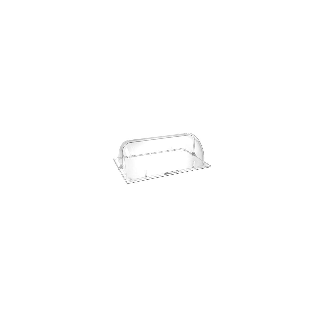Capac Rolltop GN 1/1 pliabil, Hendi, transparent, policarbonat - Image 2