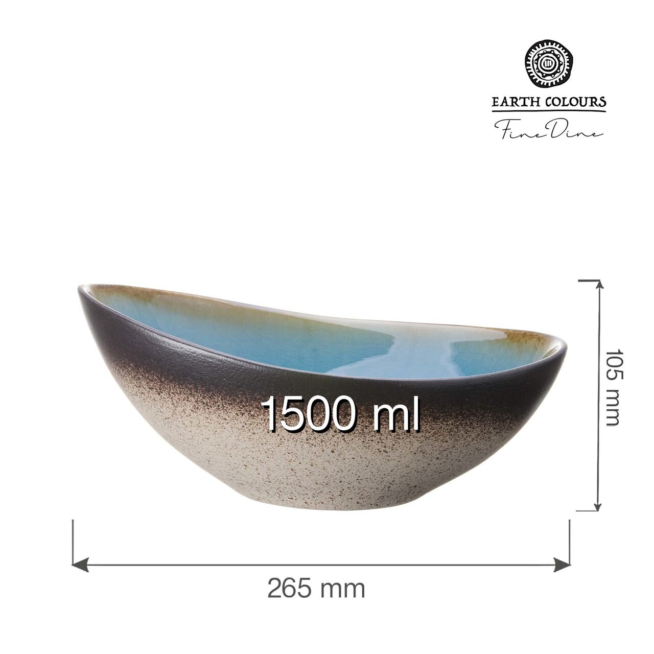 Bol oval Azure, 240mm Fine Dine - Image 12