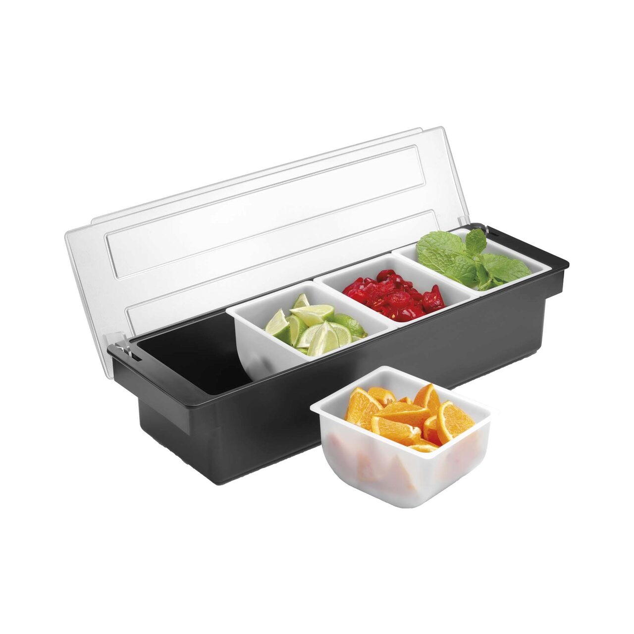 Cutie ingrediente cu 4 compartimente, Bar , 480x150x(H)100mm - Image 6