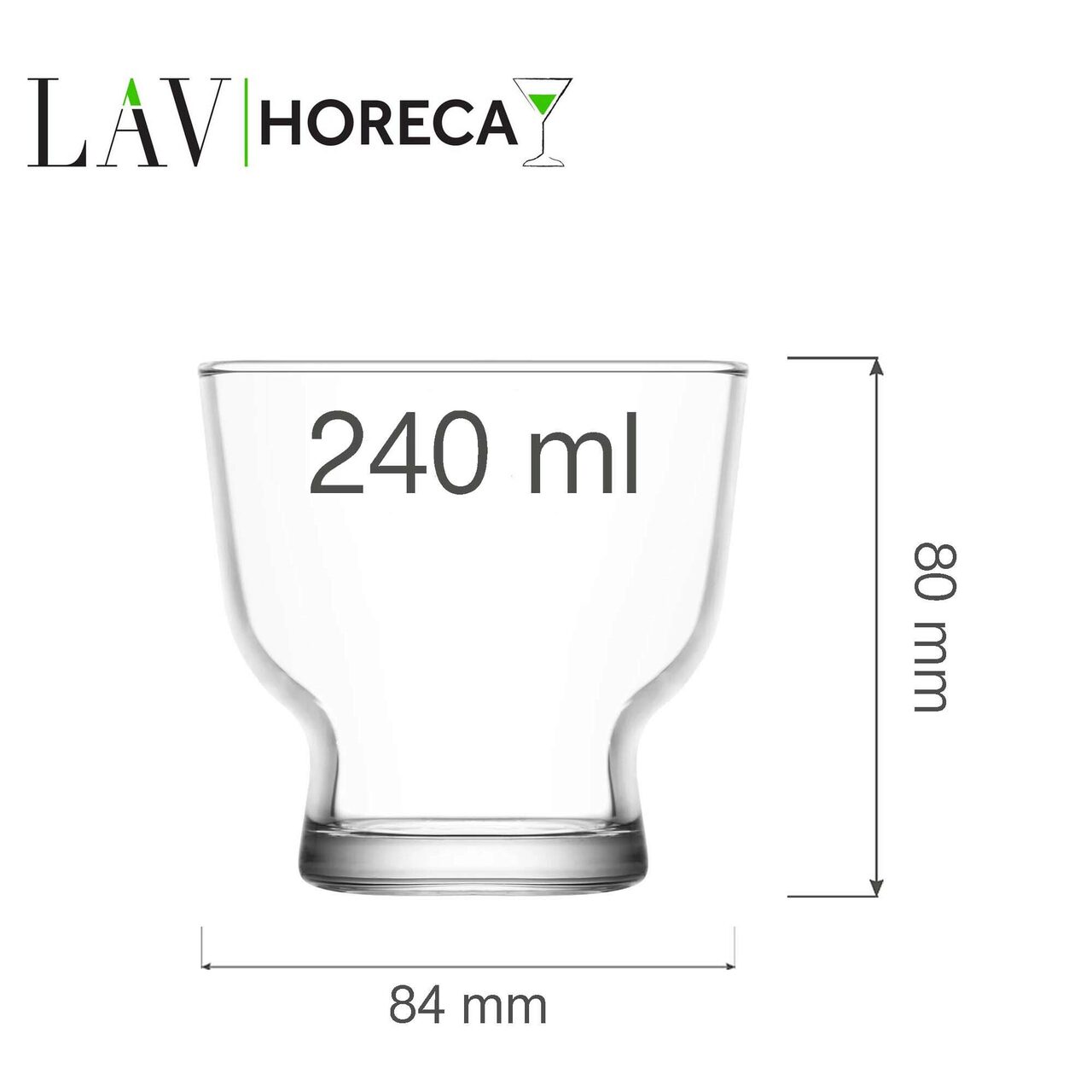 Pahar Palermo 240 ml, LAV - Image 11