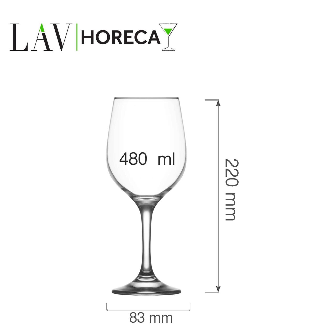 Pahar de vin Valencia 480 ml, LAV - Image 11