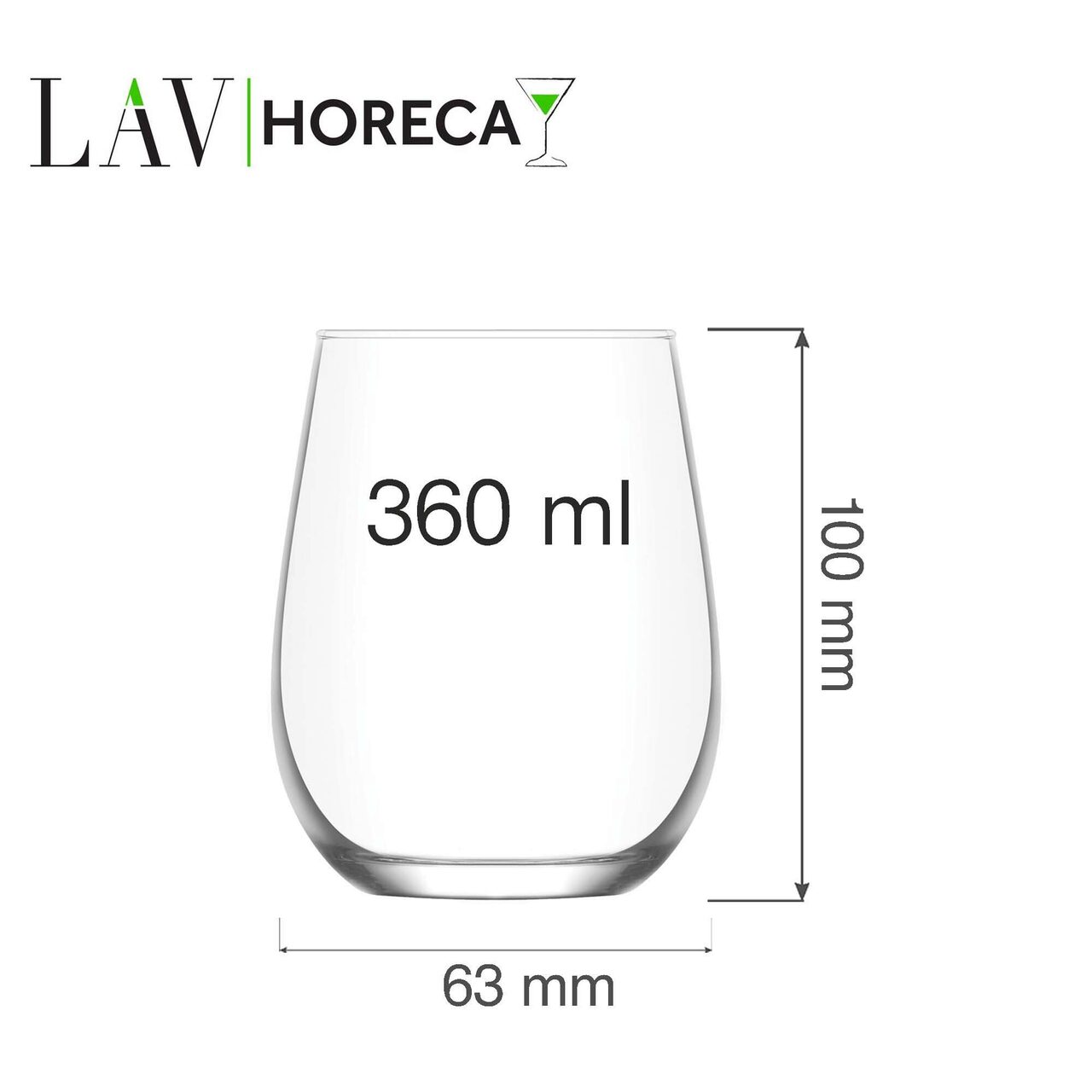 Pahar Paris, 360ml, LAV - Image 21