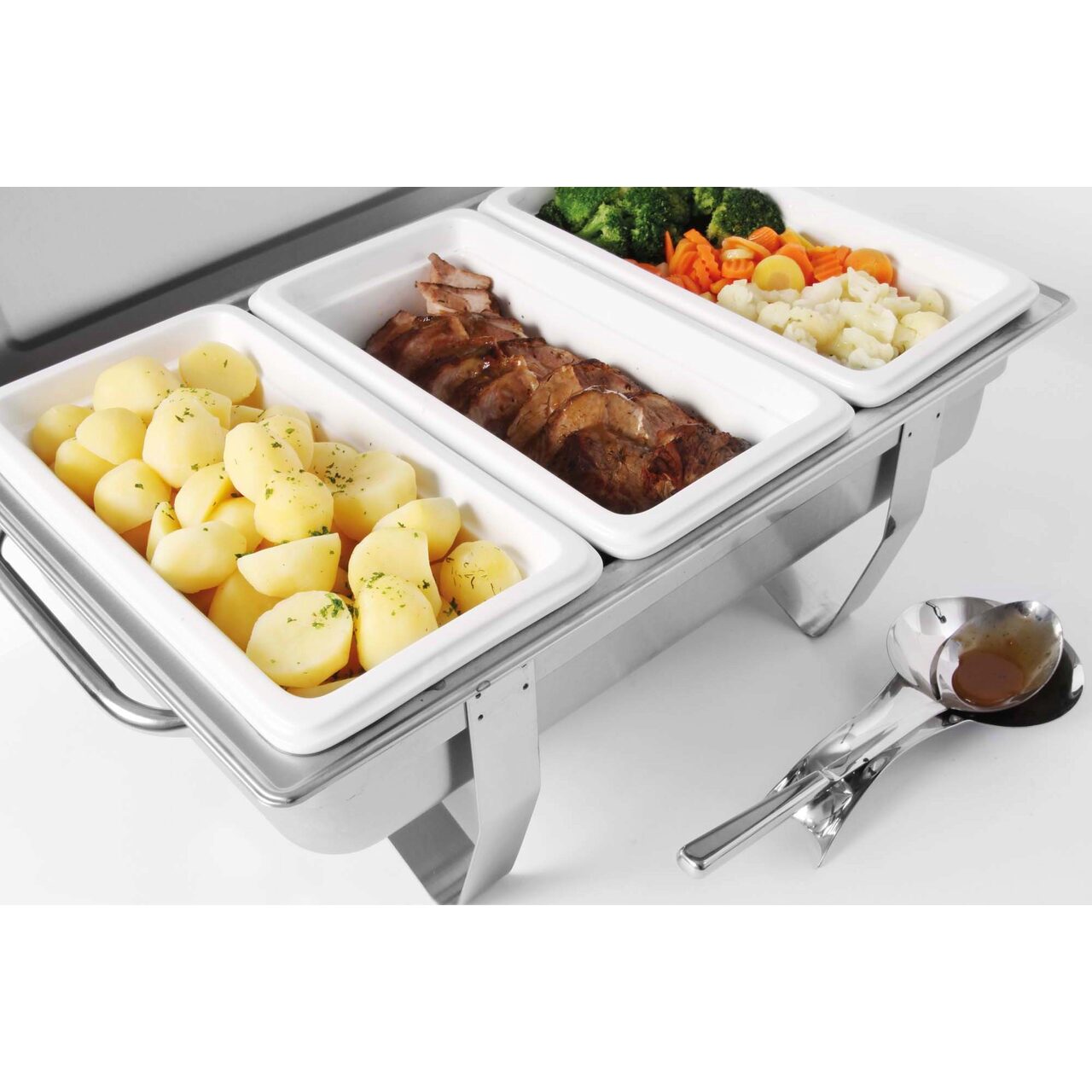 Tava Gastronorm GN 1/2 65 mm, portelan termorezistent pana la 600 gr C, Hendi - Image 2