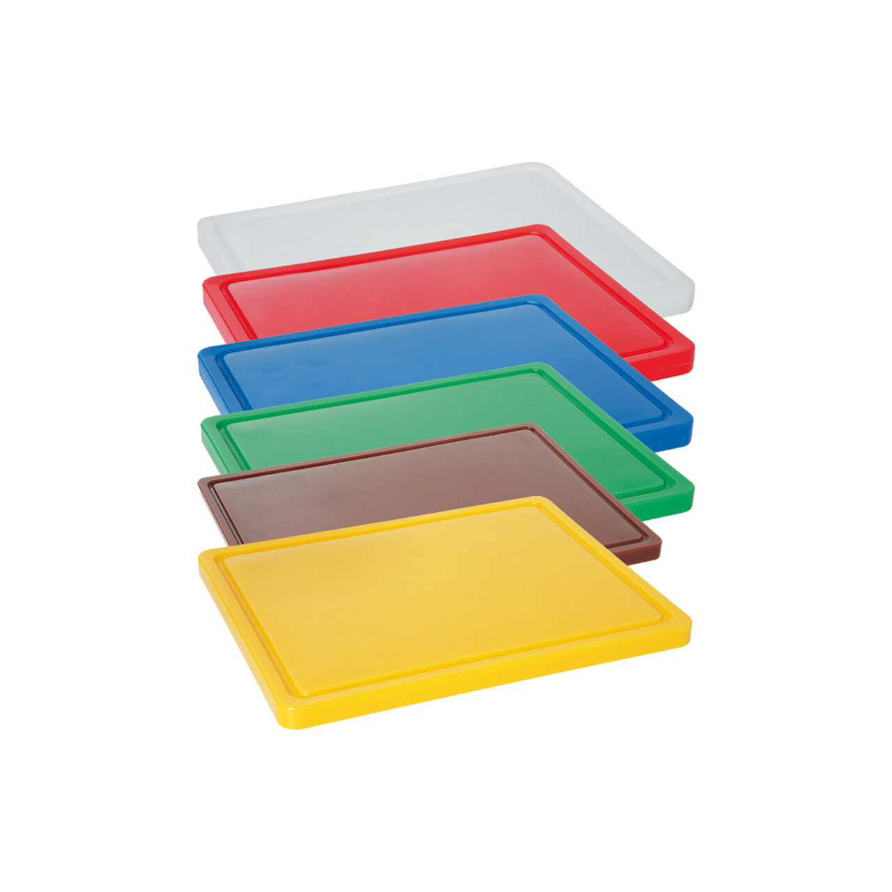Tocator galben, 26.5x32.5x(H)1.2 cm - GN1/2, cu sant de scurgere, polietilena HDPE 500, respecta normele de igiena HACCP, Hendi - Image 5