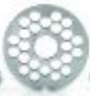 Apach Meat Mincer Plate For Ats22 / Ati22 F3139 8Mm
