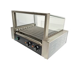Hot Dog Rolling Grill Hurakan Hkn-Gw9Mc With Cover