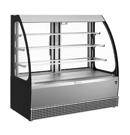 Refrigerated Pastry Counter Kayman Krpc-1305M Open Luxe Gray Matt