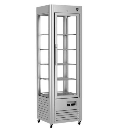 Refrigerated Pastry Display Kayman Krpd-400M Luxe Stainless Steel