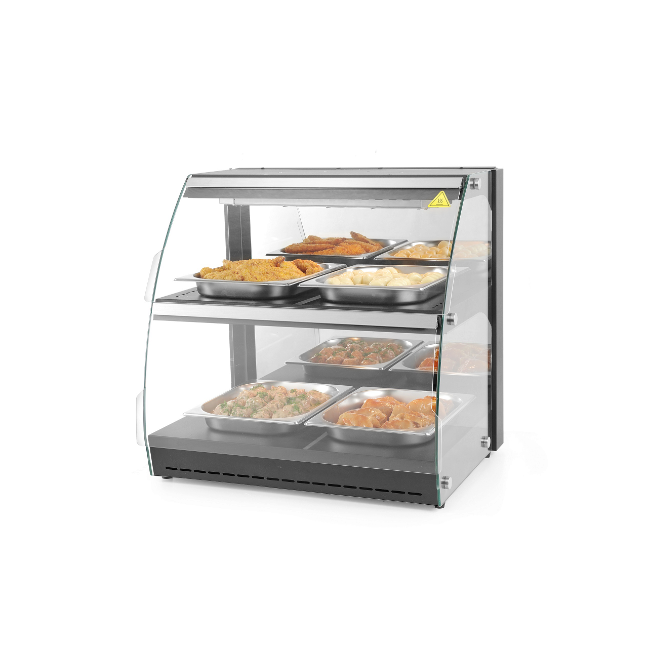 Vitrina calda de prezentare tip GN 1/2 interval temp. 30/90?C 560 W, ARKTIC by Hendi, 650x467x(H)630 mm - Image 3