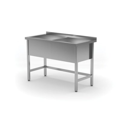 Spalator dublu - sudat, adancime: 600 mm, bazin: 300 mm., HENDI, Profi Line, 1200x600x(H)850mm